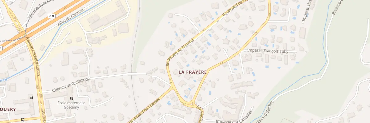 Plan du 42 Bd de l’Estérel à Cannes