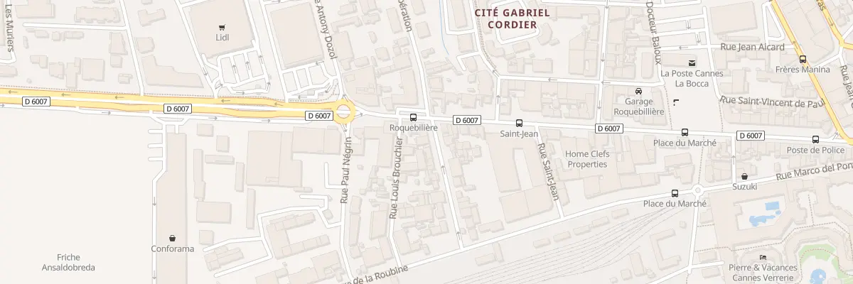 Plan du 4 Rue Léon Goyet à Cannes