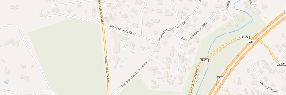 Plan du 164 Tra de la Forêt à Mougins