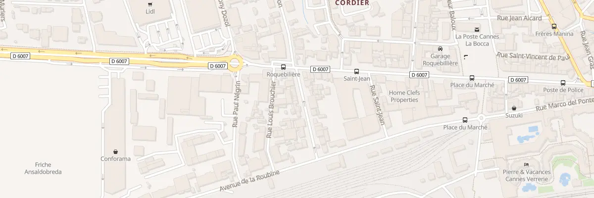 Plan du 8 Rue Léon Goyet à Cannes