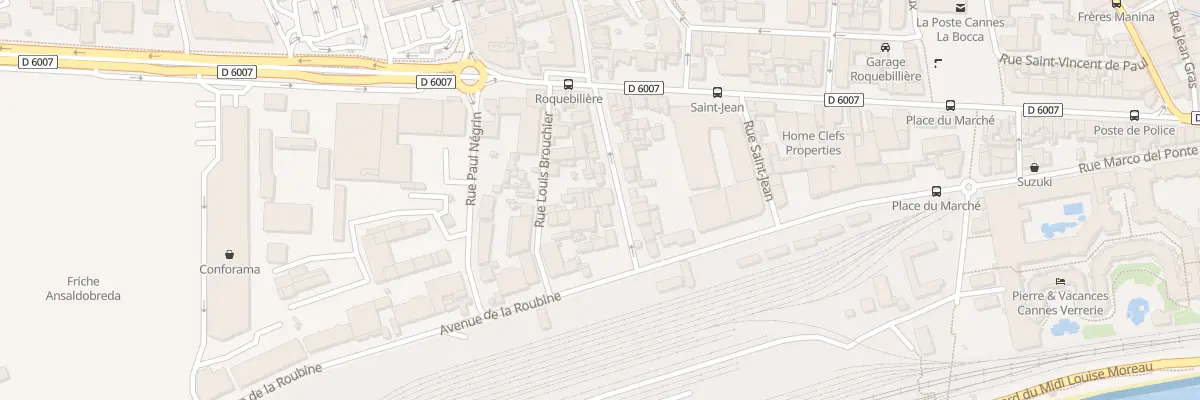 Plan du 16 Rue Léon Goyet à Cannes