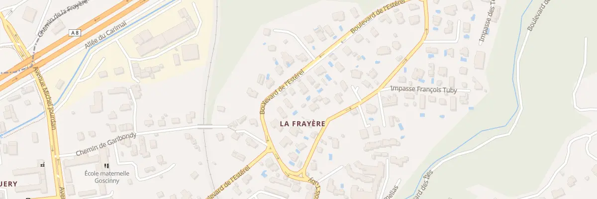 Plan du 44 Bd de l’Estérel à Cannes