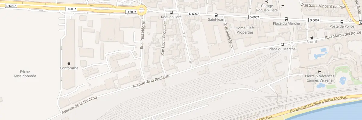Plan du 22 Rue Léon Goyet à Cannes