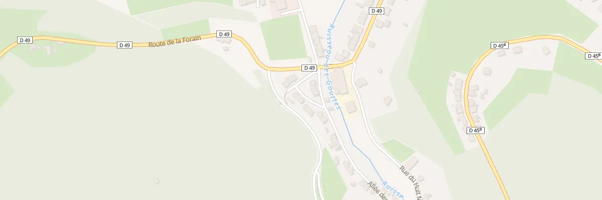 Plan du 8 All des Gouttes à Senones