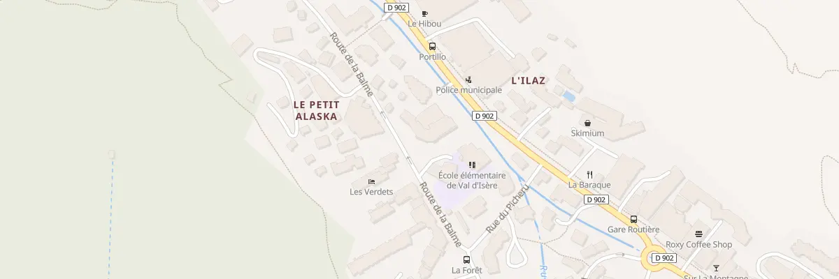 Plan du 180 Rte de la Balme à Val-d’Isère