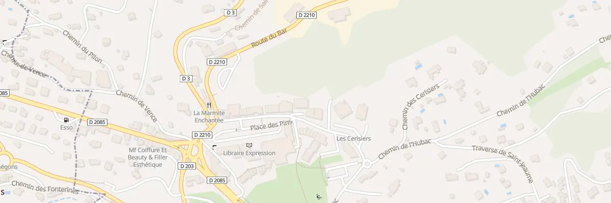 Plan du 33 Che du Cabanon à Châteauneuf-Grasse