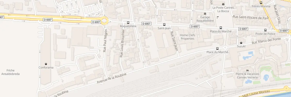 Plan du 15 Rue Léon Goyet à Cannes