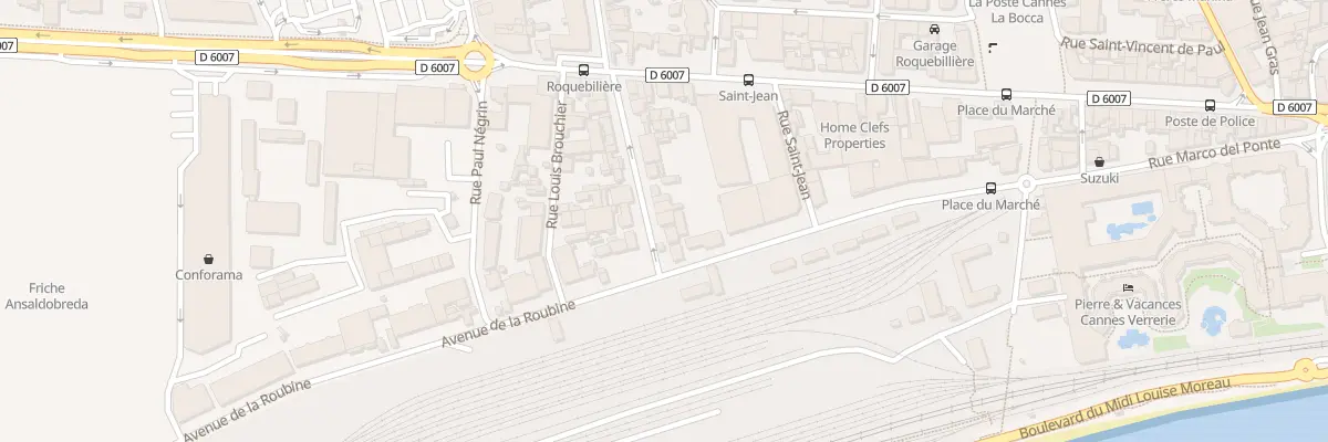 Plan du 19 Rue Léon Goyet à Cannes