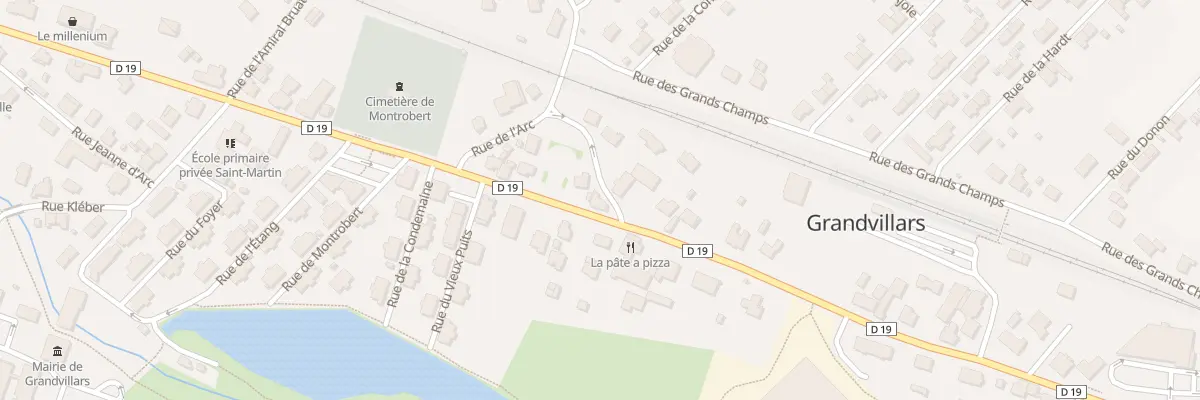 Plan du 42 Rue du Gen Leclerc à Grandvillars