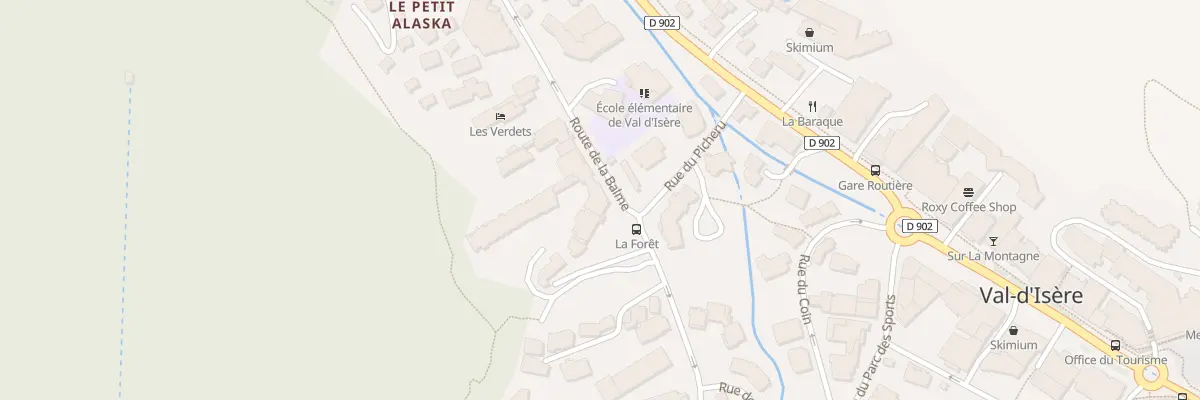 Plan du 5 Rte de la Balme à Val-d’Isère