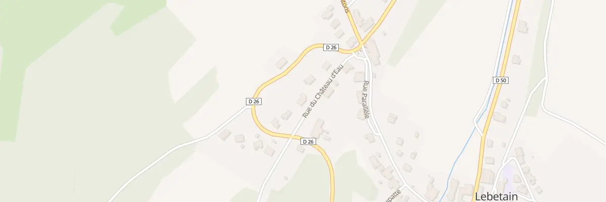 Plan du 6 Rue du Château d’Eau à Lebetain