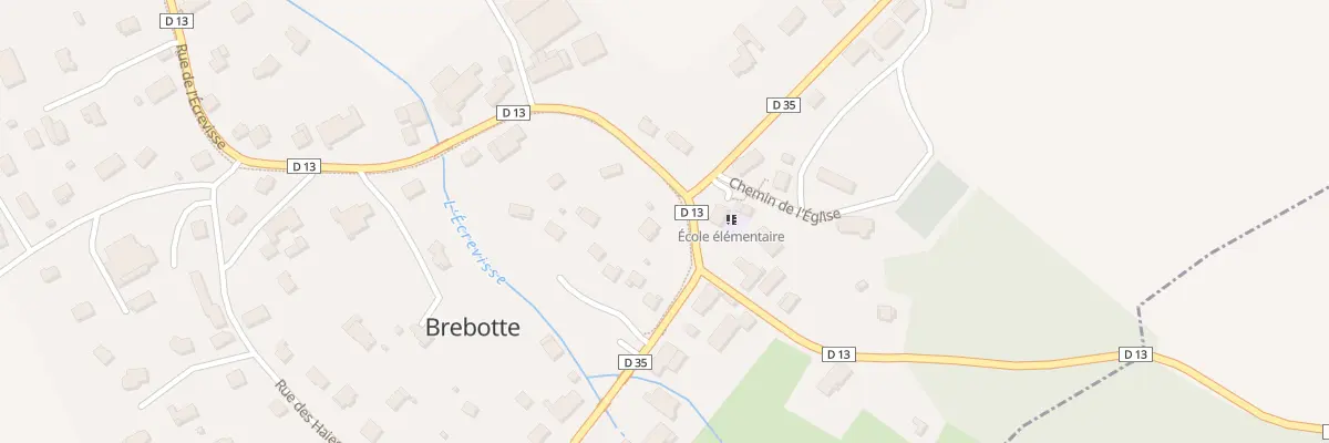 Plan du 2 Rue du Moulin à Brebotte