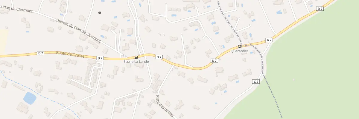 Plan du 258A Rte de Grasse à Châteauneuf-Grasse