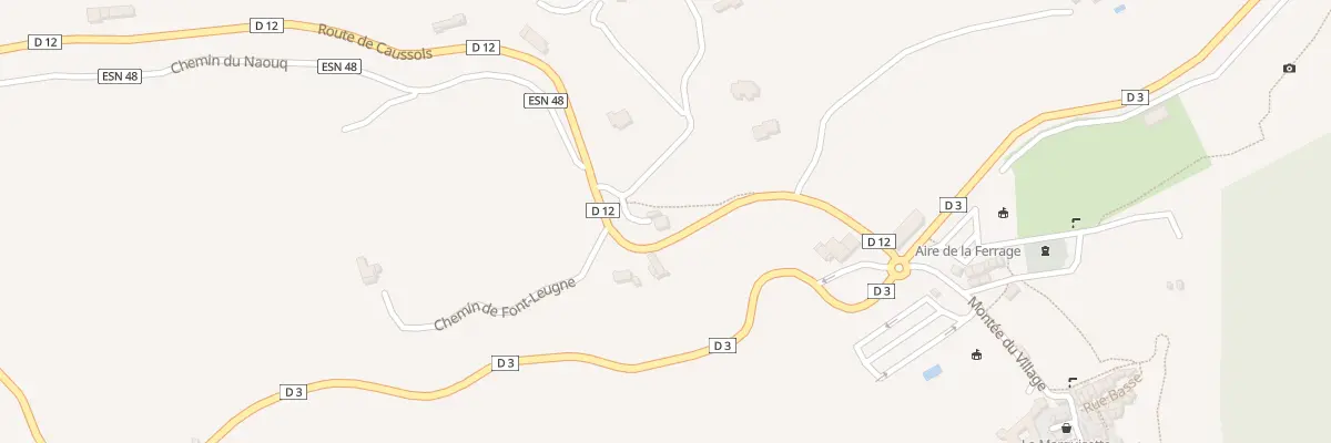 Plan du 22 Che du Colombier à Gourdon