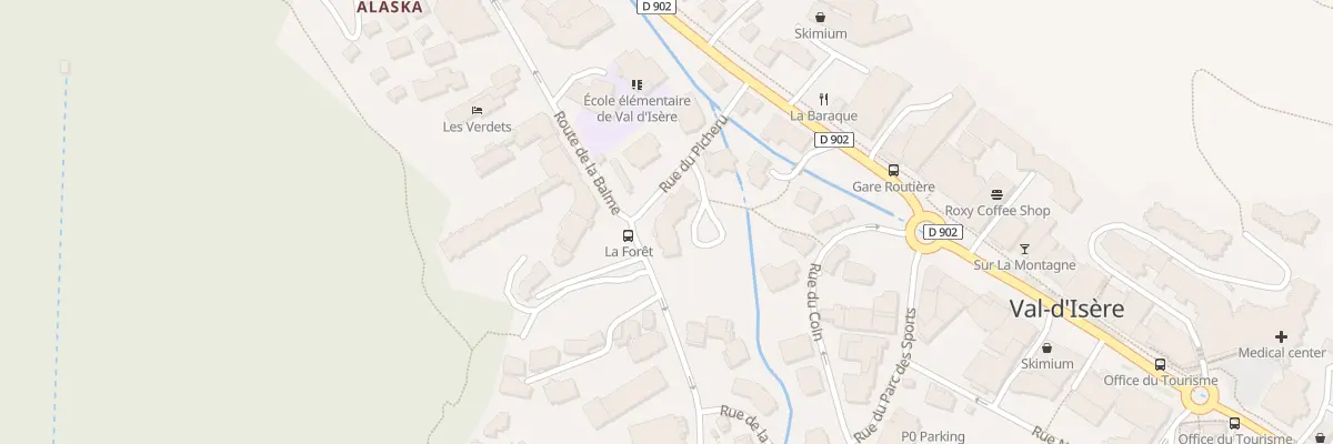 Plan du 9 Rue de la Face à Val-d’Isère