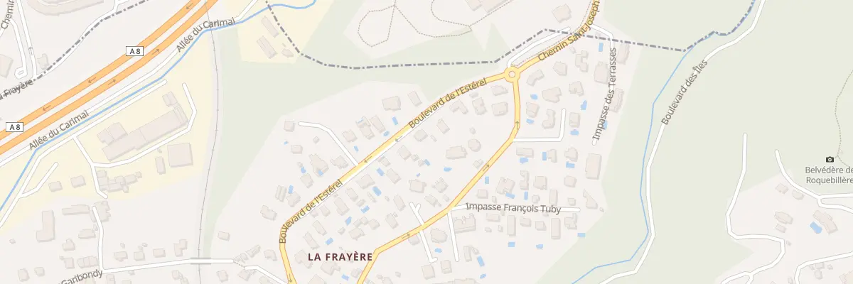 Plan du 56 Bd de l’Estérel à Cannes