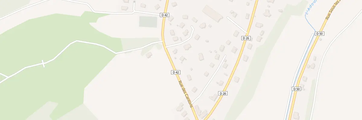 Plan du 1 Imp Val Fiscon à Lebetain