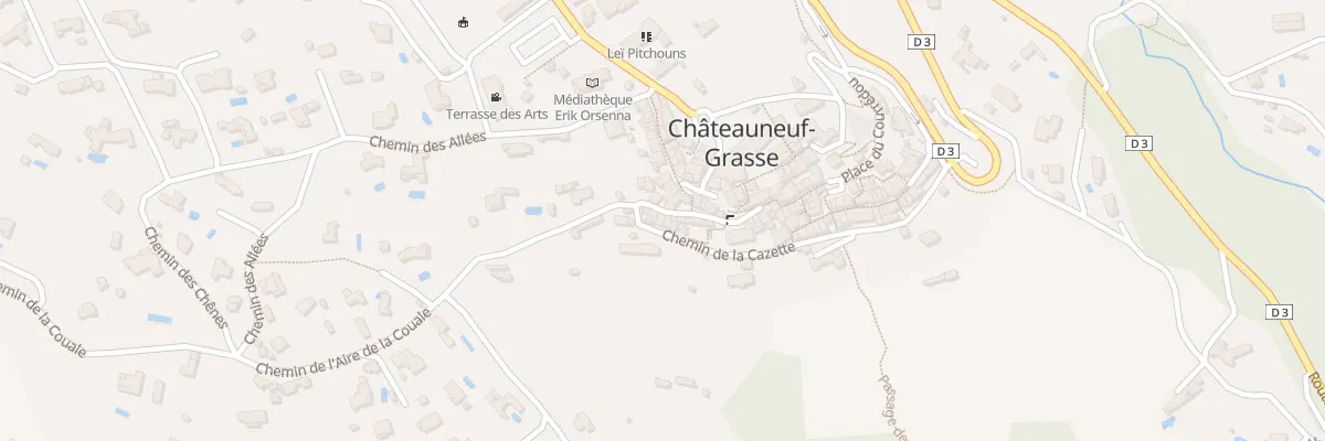 Plan du 15 Rue de Buissone à Châteauneuf-Grasse