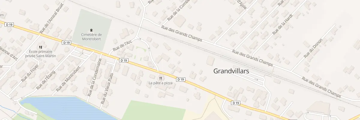 Plan du 46A Rue du Gen Leclerc à Grandvillars