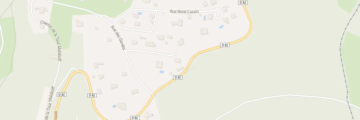 Plan du 25 Rte de Nayemont les Fosses à Saint-Dié-des-Vosges