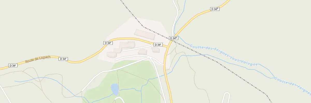 Plan du 66 Rte de Lispach à La Bresse