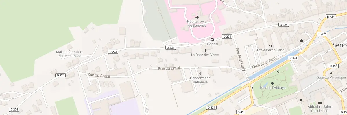 Plan du 13 Rue du Président Poincaré à Senones