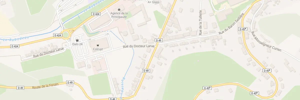 Plan du 26 Av du 22 Novembre à Senones