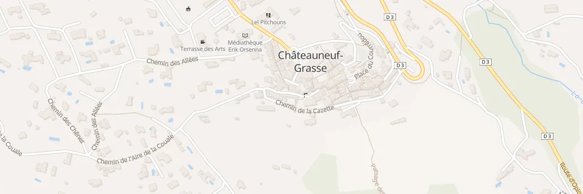 Plan du 1 Rue de Buissone à Châteauneuf-Grasse