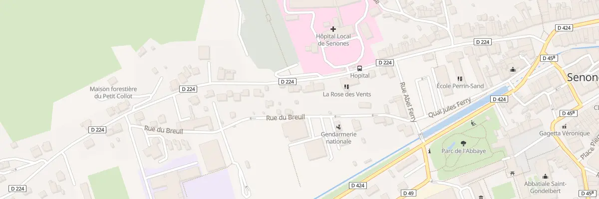 Plan du 11 Rue du Président Poincaré à Senones