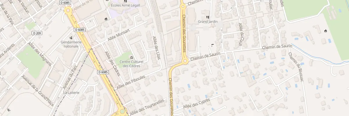 Plan du 384 Che des Gourettes à Mouans-Sartoux