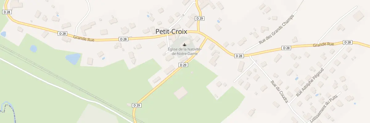 Plan de Village à Petit-Croix