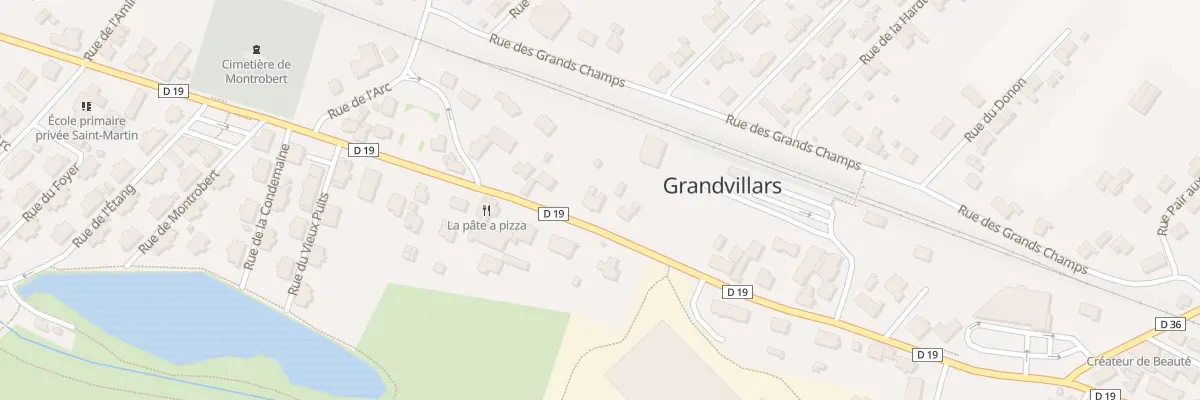 Plan du 52 Rue du Gen Leclerc à Grandvillars