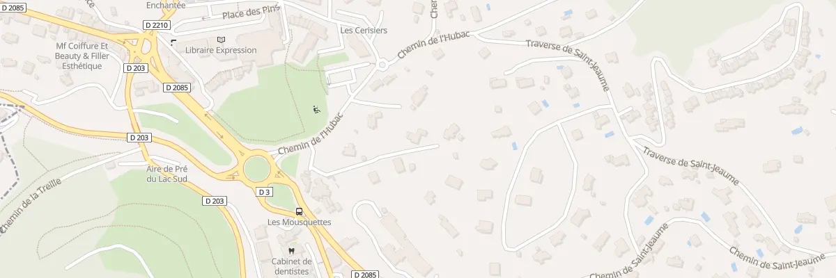 Plan du 542 Che de l’Hubac à Châteauneuf-Grasse