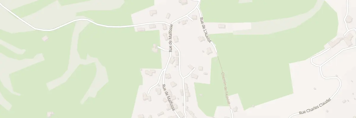 Plan du 14 Rue de la Roche Mère Henry à Senones
