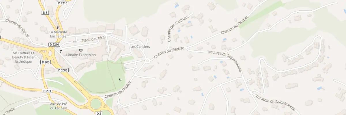 Plan du 290 Che de l’Hubac à Châteauneuf-Grasse