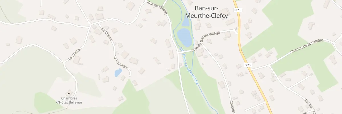 Plan du 105 Le Chêne à Ban-sur-Meurthe-Clefcy