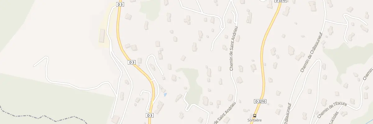 Plan du 294 Rte de Gourdon au Bar-sur-Loup