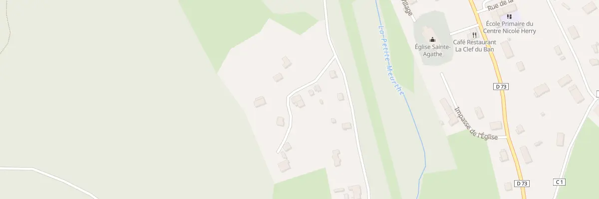 Plan du 100 Les Prés à Ban-sur-Meurthe-Clefcy