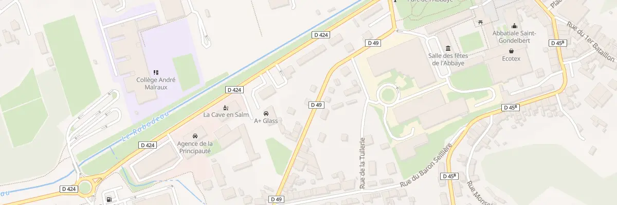 Plan du 6 Av du 22 Novembre à Senones