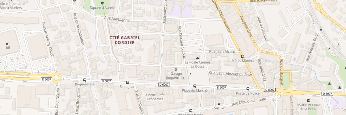 Plan du 31 Rue Roquebilliere à Cannes