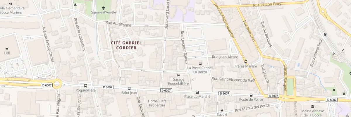 Plan du 15 Rue de la Plaine à Cannes