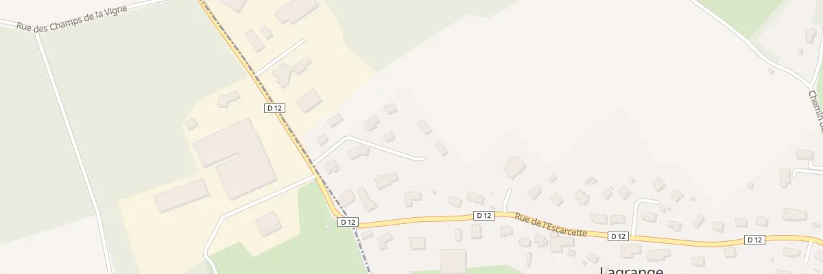Plan du 12 Rue des grands Champs à Lagrange
