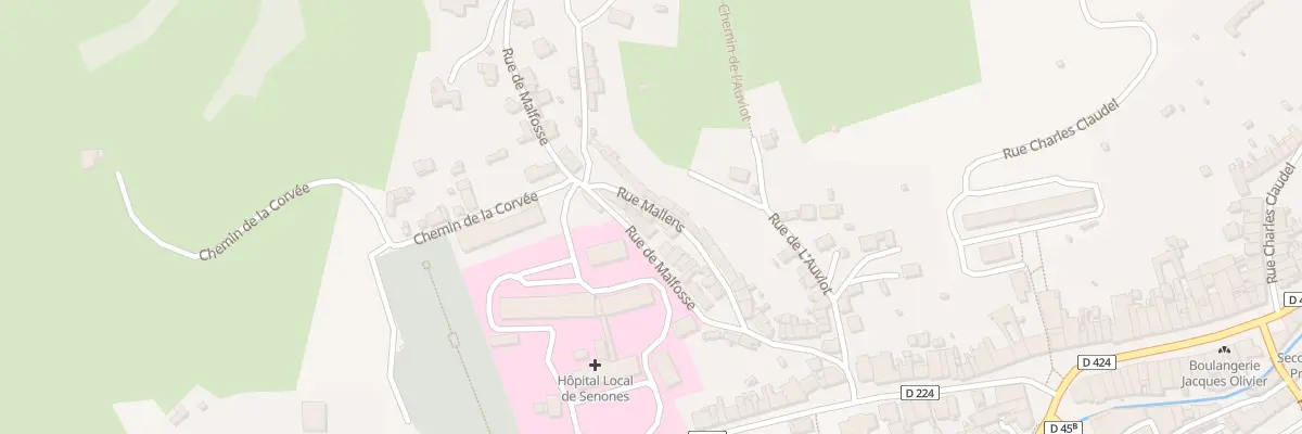 Plan du 22 Rue Mallens à Senones