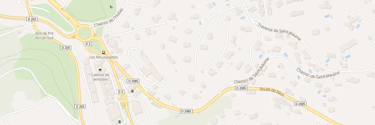 Plan du 216 Tra de Saint-jeaume à Châteauneuf-Grasse