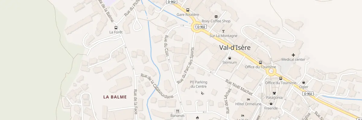 Plan du 82 Rue du Parc des Sports à Val-d’Isère