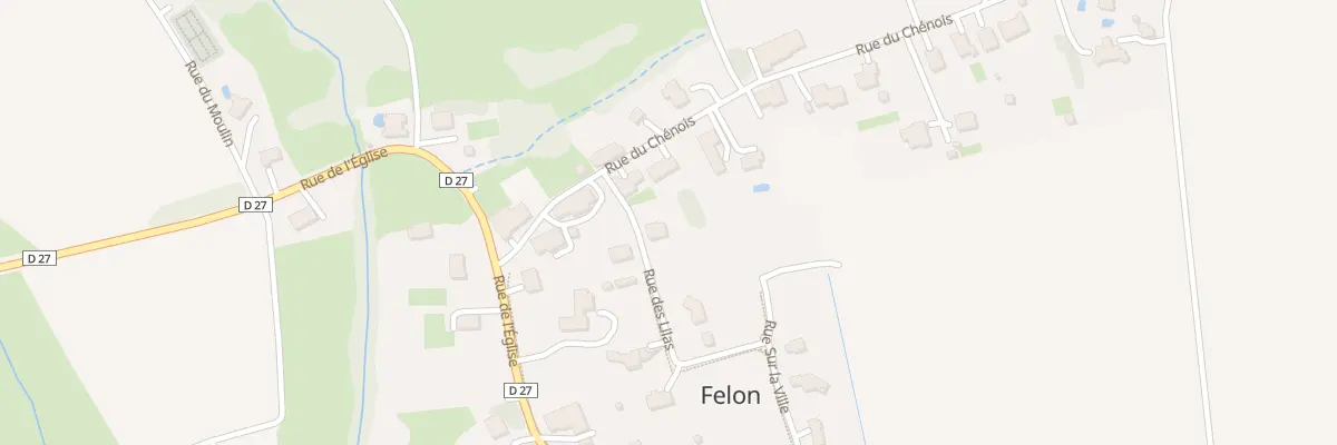 Plan du 1 Rue des Lilas à Felon