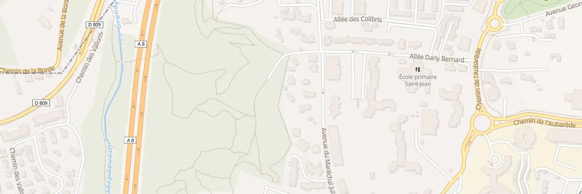 Plan du 303 Av Marechal Juin au Cannet