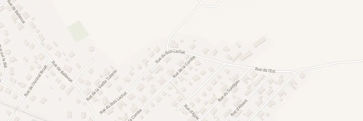 Plan du 32 Rue de la Combe à Grandvillars