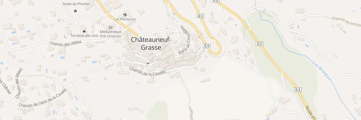 Plan du 4 Tra de la Seleye à Châteauneuf-Grasse