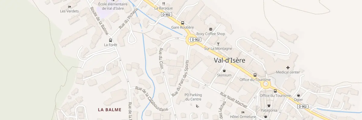 Plan du 44 Rue du Parc des Sports à Val-d’Isère